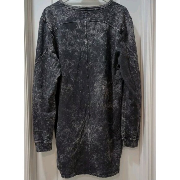 Black Kaviar Men's Sweatshirt XXL Distressed Punk Black Grunge Gothic Steampunk - Picture 2 of 10